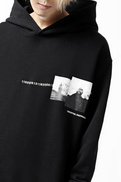 画像をギャラリービューアに読み込む, A.F ARTEFACT "CHEST" SWEATER HOODIE (BLACK)