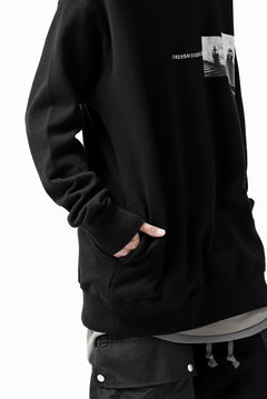 画像をギャラリービューアに読み込む, A.F ARTEFACT "CHEST" SWEATER HOODIE (BLACK)