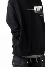 画像をギャラリービューアに読み込む, A.F ARTEFACT "CHEST" SWEATER HOODIE (BLACK)