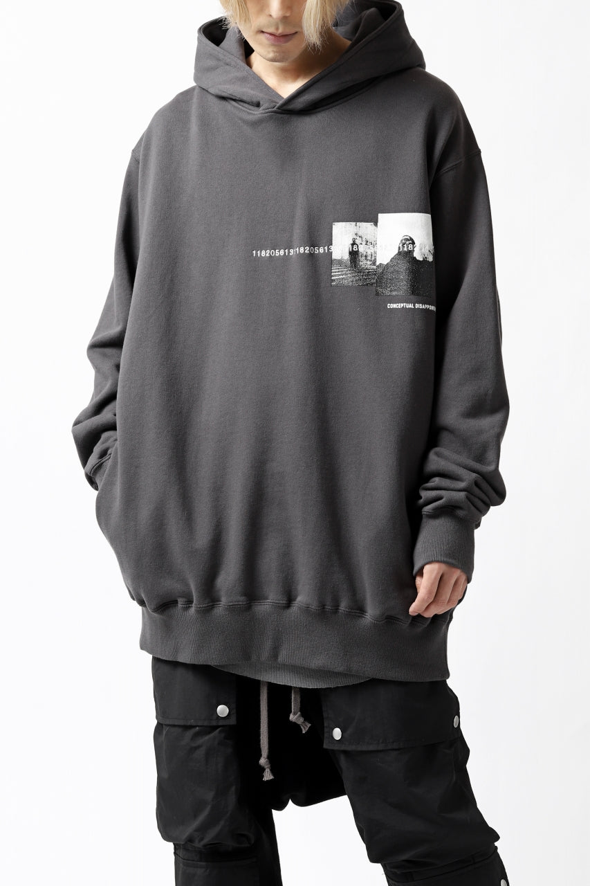 画像をギャラリービューアに読み込む, A.F ARTEFACT "CHEST" SWEATER HOODIE (GREY)