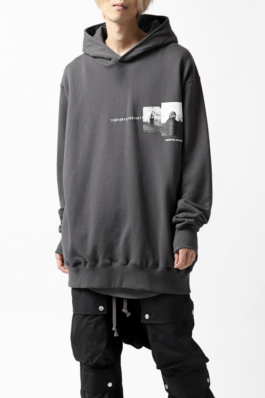 画像をギャラリービューアに読み込む, A.F ARTEFACT "CHEST" SWEATER HOODIE (GREY)