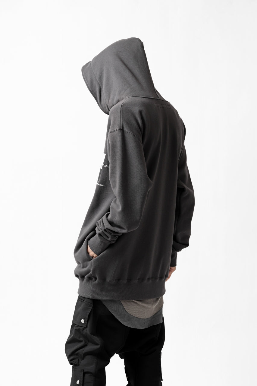 画像をギャラリービューアに読み込む, A.F ARTEFACT "CHEST" SWEATER HOODIE (GREY)