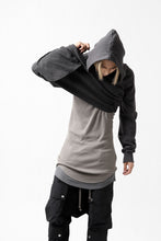画像をギャラリービューアに読み込む, A.F ARTEFACT "CHEST" SWEATER HOODIE (GREY)