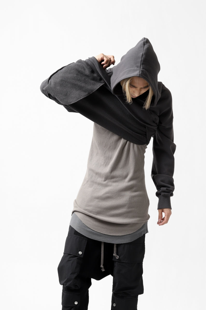 画像をギャラリービューアに読み込む, A.F ARTEFACT "CHEST" SWEATER HOODIE (GREY)