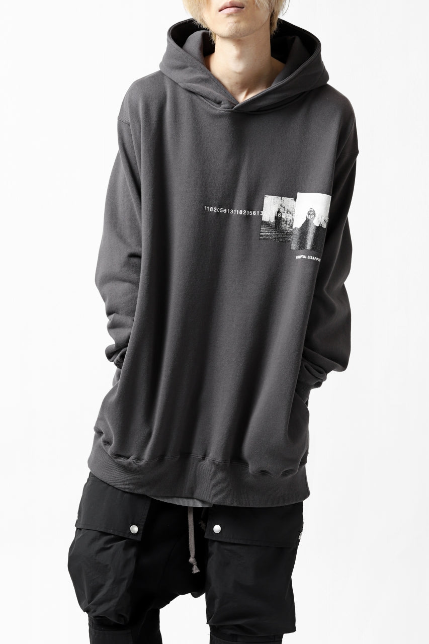 画像をギャラリービューアに読み込む, A.F ARTEFACT "CHEST" SWEATER HOODIE (GREY)