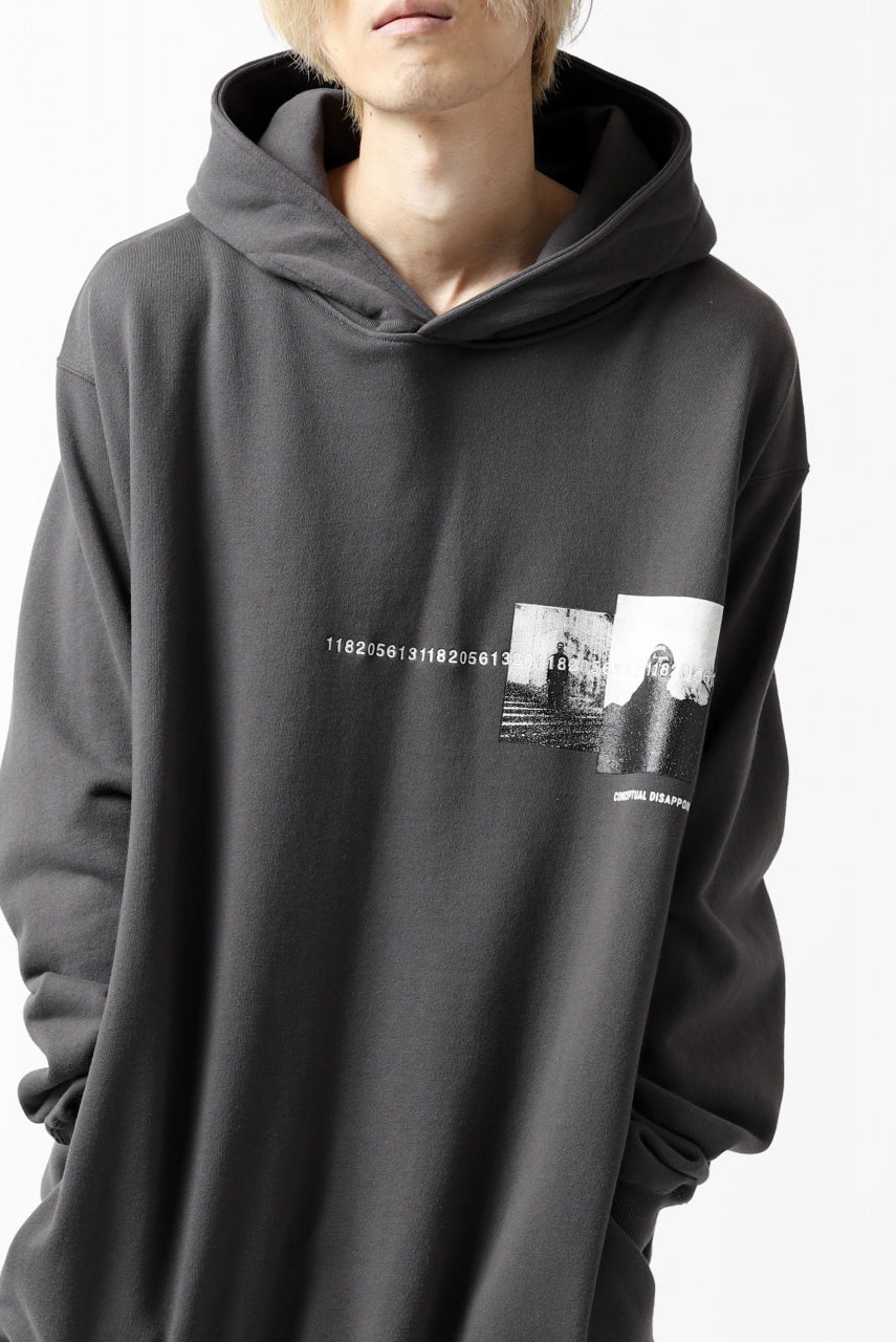 画像をギャラリービューアに読み込む, A.F ARTEFACT "CHEST" SWEATER HOODIE (GREY)