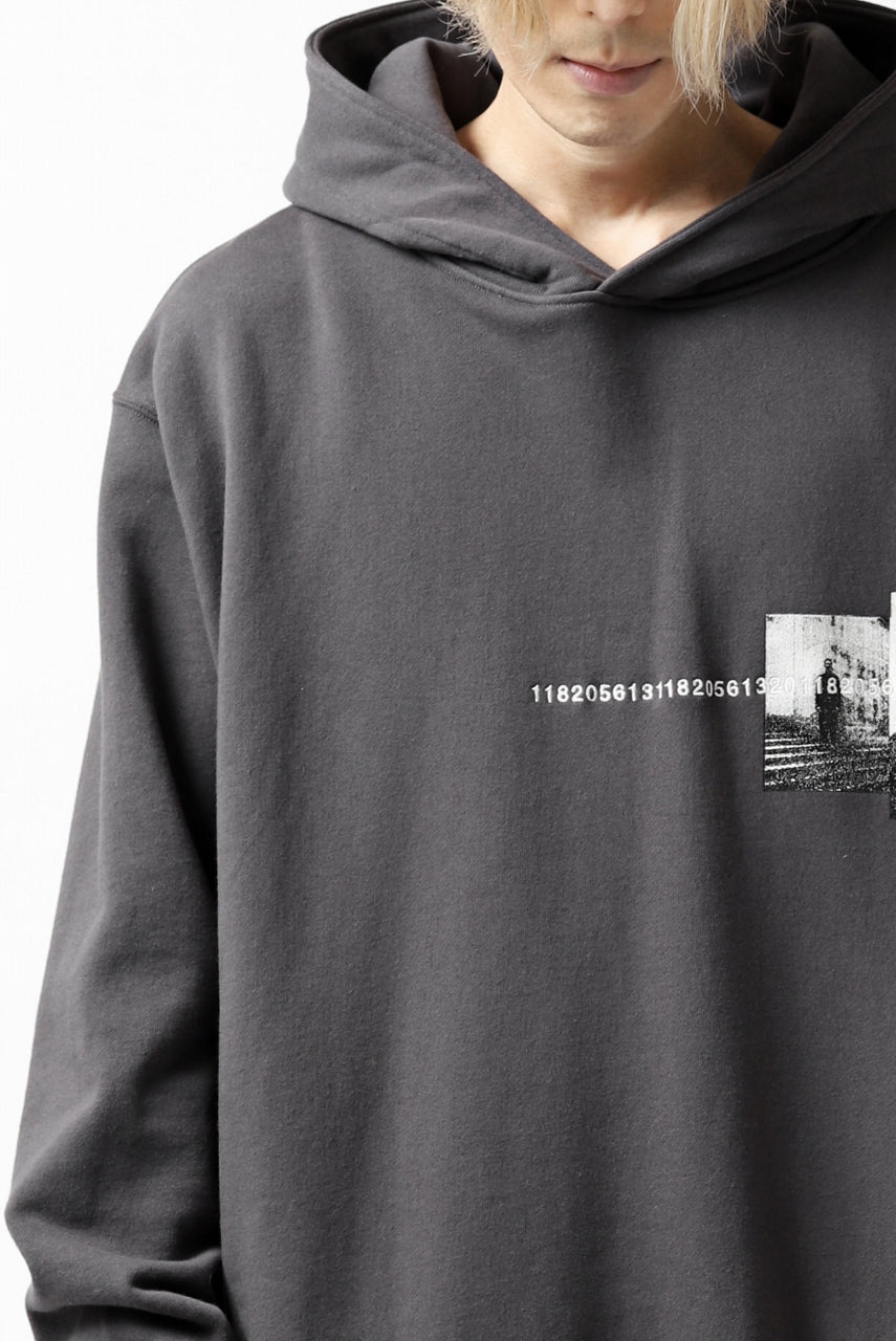 画像をギャラリービューアに読み込む, A.F ARTEFACT "CHEST" SWEATER HOODIE (GREY)