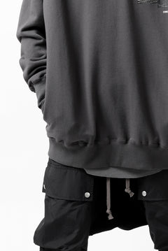 画像をギャラリービューアに読み込む, A.F ARTEFACT "CHEST" SWEATER HOODIE (GREY)