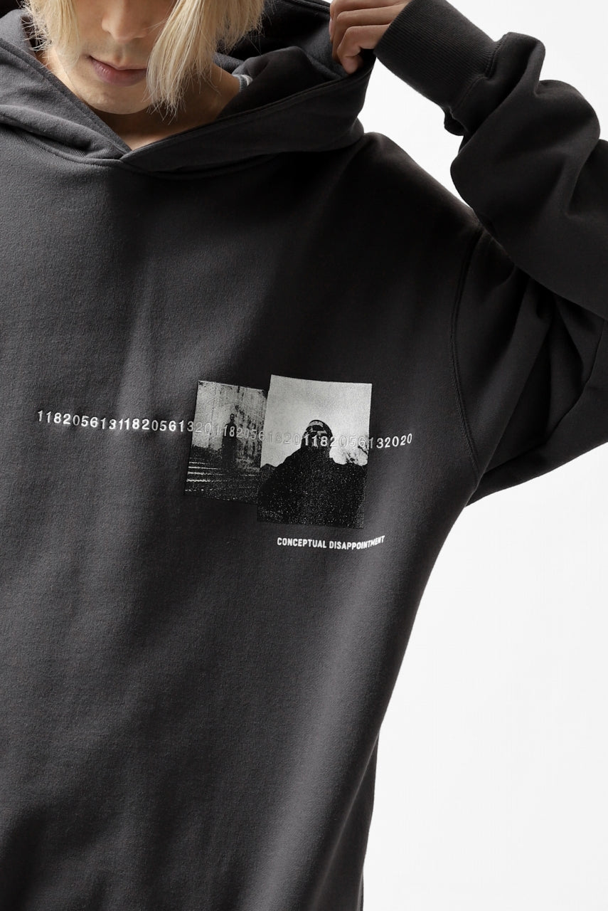画像をギャラリービューアに読み込む, A.F ARTEFACT "CHEST" SWEATER HOODIE (GREY)