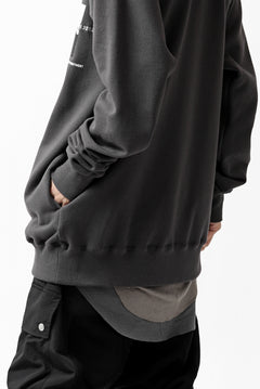 画像をギャラリービューアに読み込む, A.F ARTEFACT "CHEST" SWEATER HOODIE (GREY)