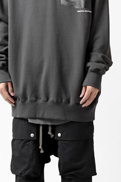 画像をギャラリービューアに読み込む, A.F ARTEFACT "CHEST" SWEATER HOODIE (GREY)