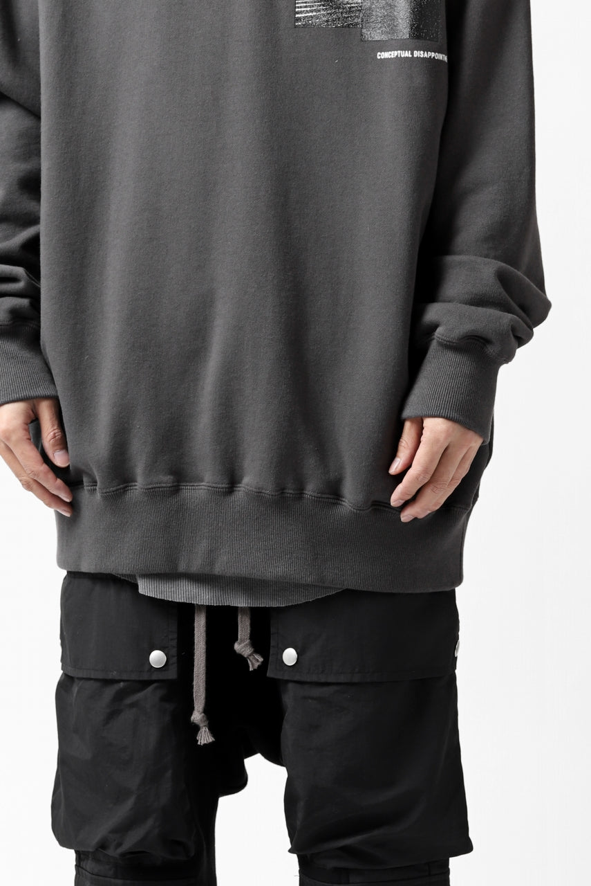 画像をギャラリービューアに読み込む, A.F ARTEFACT "CHEST" SWEATER HOODIE (GREY)