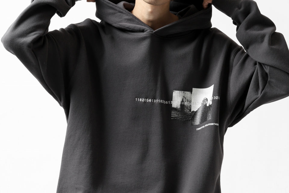 画像をギャラリービューアに読み込む, A.F ARTEFACT "CHEST" SWEATER HOODIE (GREY)