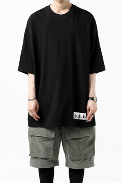 画像をギャラリービューアに読み込む, A.F ARTEFACT "flank” BOXYFIT T-SHIRT (BLACK)