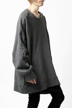 画像をギャラリービューアに読み込む, A.F ARTEFACT "FRAYED" DAMAGE LOOSEY SWEATER TOPS (GREY)