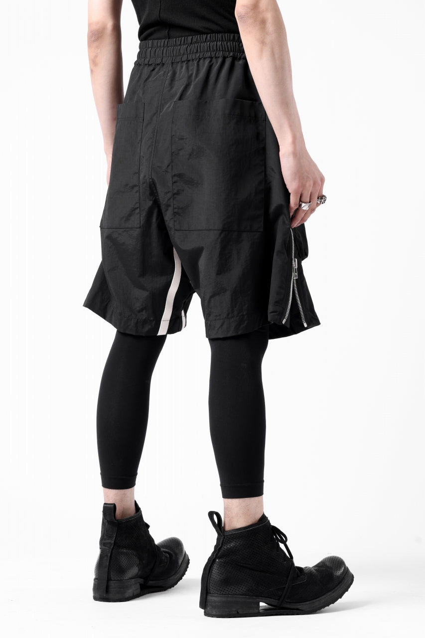 画像をギャラリービューアに読み込む, A.F ARTEFACT -INLINE- SIDE FASTNER SHORTS (BLACK)