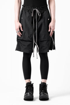 画像をギャラリービューアに読み込む, A.F ARTEFACT -INLINE- SIDE FASTNER SHORTS (BLACK)