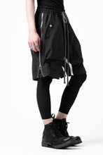 画像をギャラリービューアに読み込む, A.F ARTEFACT -INLINE- SIDE FASTNER SHORTS (BLACK)
