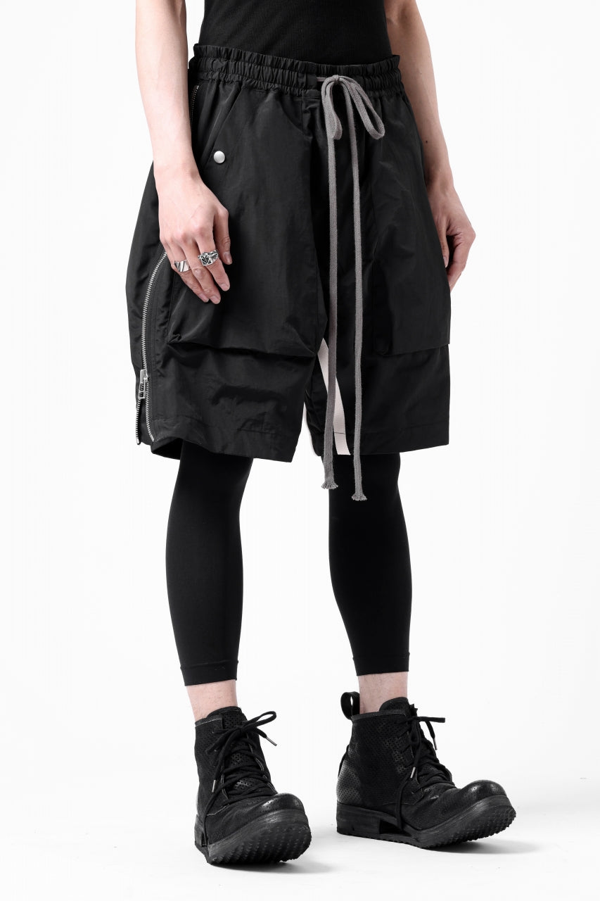 画像をギャラリービューアに読み込む, A.F ARTEFACT -INLINE- SIDE FASTNER SHORTS (BLACK)