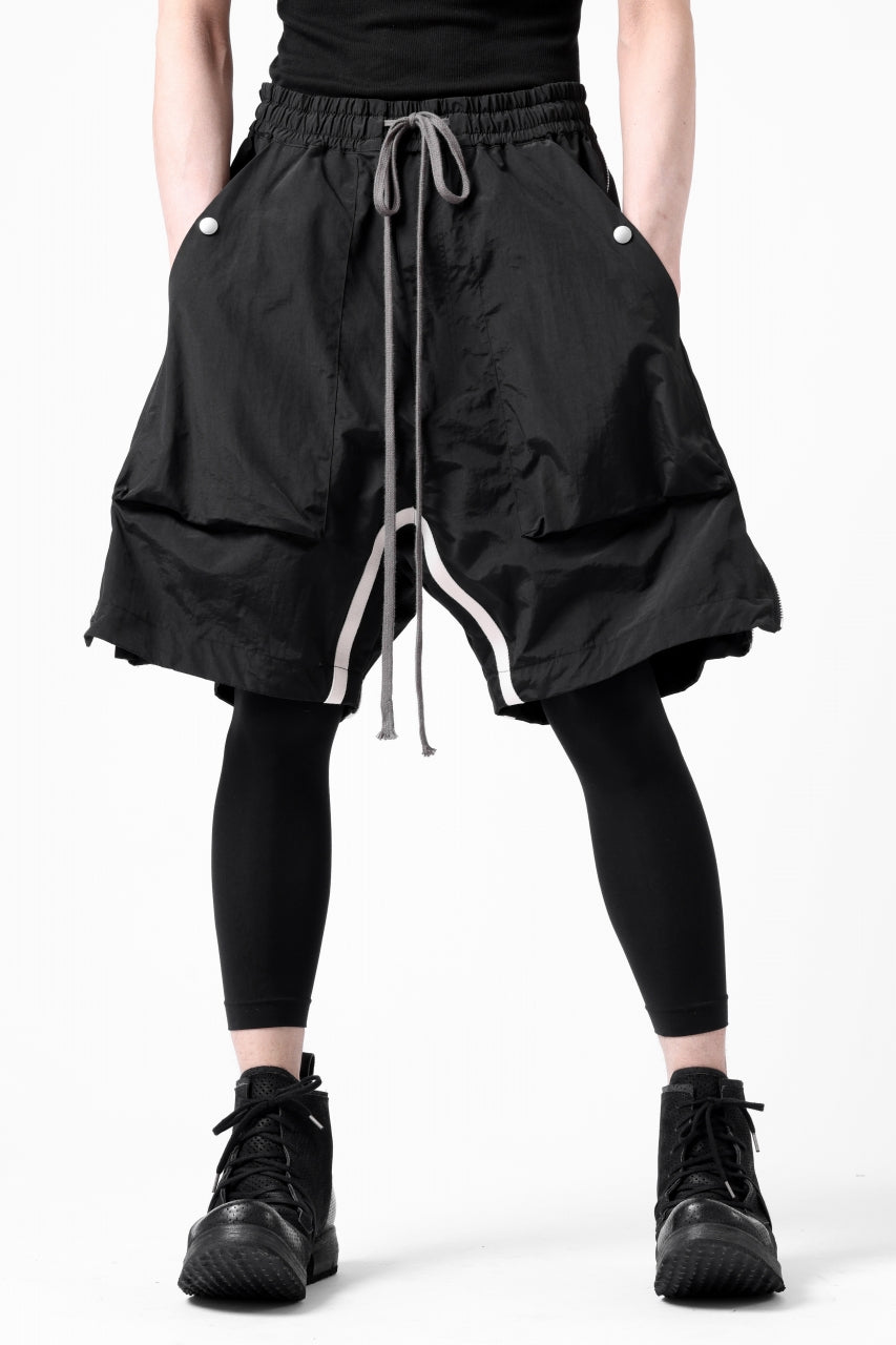 画像をギャラリービューアに読み込む, A.F ARTEFACT -INLINE- SIDE FASTNER SHORTS (BLACK)