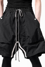 画像をギャラリービューアに読み込む, A.F ARTEFACT -INLINE- SIDE FASTNER SHORTS (BLACK)