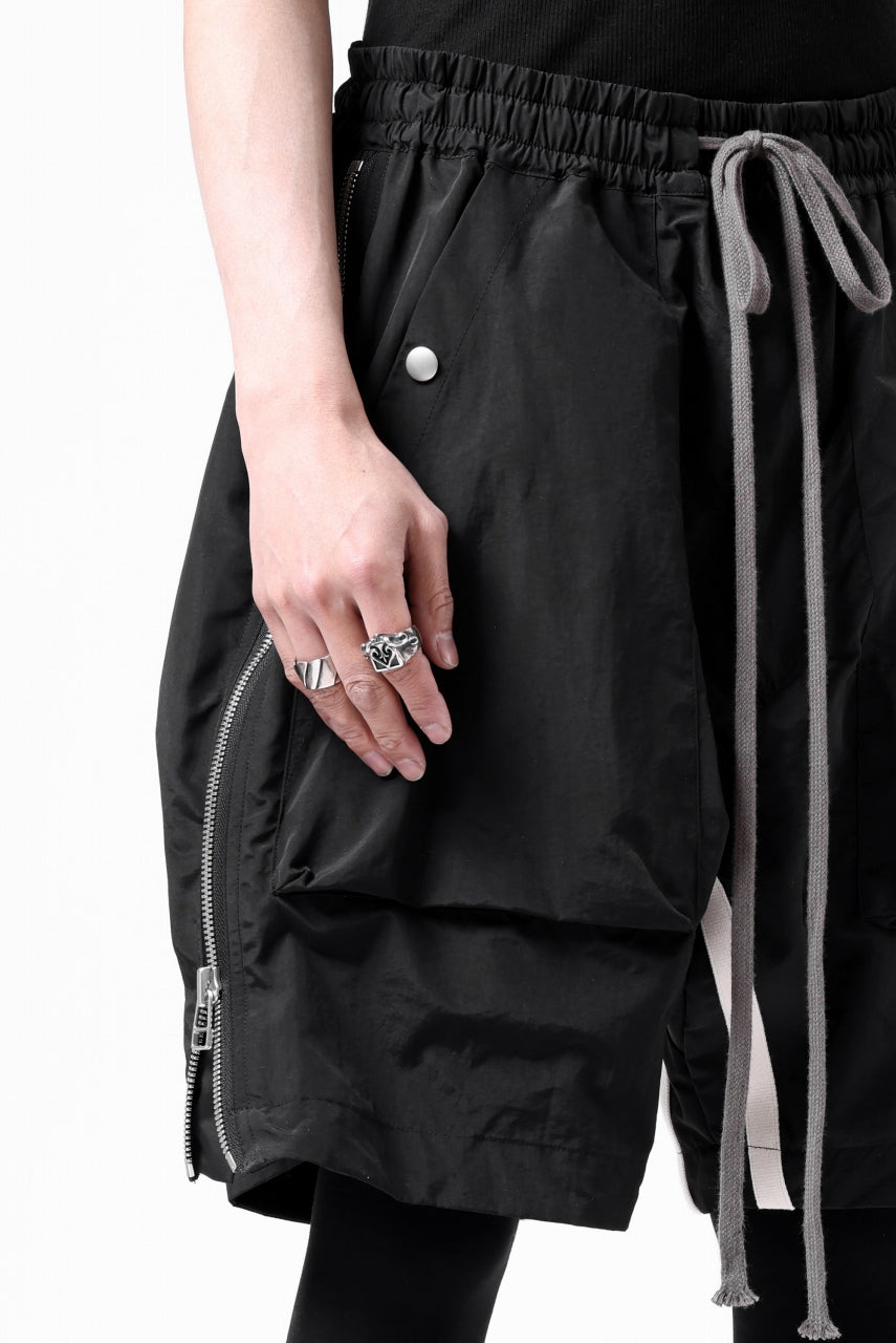 画像をギャラリービューアに読み込む, A.F ARTEFACT -INLINE- SIDE FASTNER SHORTS (BLACK)