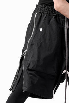画像をギャラリービューアに読み込む, A.F ARTEFACT -INLINE- SIDE FASTNER SHORTS (BLACK)