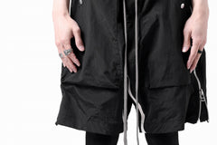 画像をギャラリービューアに読み込む, A.F ARTEFACT -INLINE- SIDE FASTNER SHORTS (BLACK)