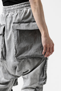 画像をギャラリービューアに読み込む, A.F ARTEFACT -SOLDIER- DUST DYED SARROUEL CARGO PANTS (GREY)