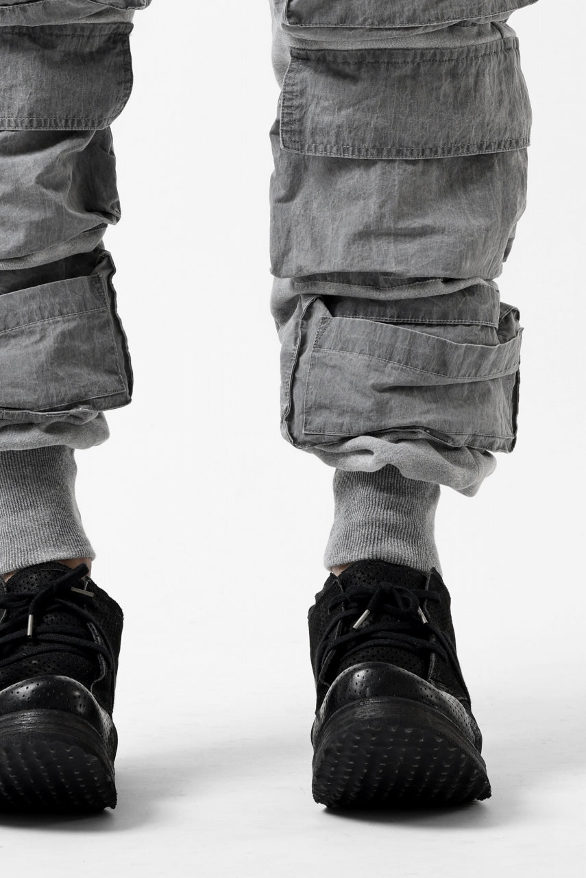 画像をギャラリービューアに読み込む, A.F ARTEFACT -SOLDIER- DUST DYED SARROUEL CARGO PANTS (GREY)