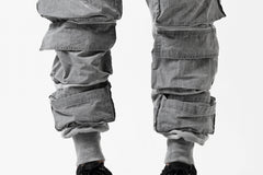 画像をギャラリービューアに読み込む, A.F ARTEFACT -SOLDIER- DUST DYED SARROUEL CARGO PANTS (GREY)
