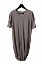 Load image into Gallery viewer, A.F ARTEFACT DRAP LAYERED TOPS / SUPIMA CO JERSEY (BROWN)