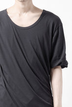 画像をギャラリービューアに読み込む, A.F ARTEFACT DOUBLELAYER  DRAPE T-SHIRT / SUPIMA C-JERSEY (D.GREY)