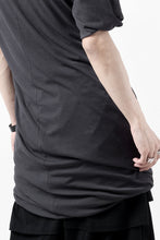 画像をギャラリービューアに読み込む, A.F ARTEFACT DOUBLELAYER  DRAPE T-SHIRT / SUPIMA C-JERSEY (D.GREY)