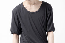 画像をギャラリービューアに読み込む, A.F ARTEFACT DOUBLELAYER  DRAPE T-SHIRT / SUPIMA C-JERSEY (D.GREY)
