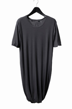 画像をギャラリービューアに読み込む, A.F ARTEFACT DOUBLELAYER  DRAPE T-SHIRT / SUPIMA C-JERSEY (D.GREY)