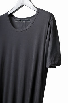 画像をギャラリービューアに読み込む, A.F ARTEFACT DOUBLELAYER  DRAPE T-SHIRT / SUPIMA C-JERSEY (D.GREY)