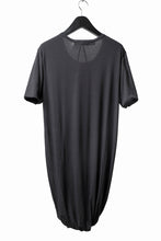 画像をギャラリービューアに読み込む, A.F ARTEFACT DOUBLELAYER  DRAPE T-SHIRT / SUPIMA C-JERSEY (D.GREY)