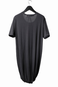 画像をギャラリービューアに読み込む, A.F ARTEFACT DOUBLELAYER  DRAPE T-SHIRT / SUPIMA C-JERSEY (D.GREY)