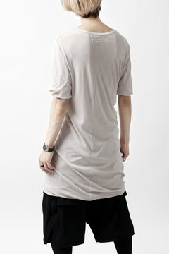 画像をギャラリービューアに読み込む, A.F ARTEFACT DOUBLELAYER  DRAPE T-SHIRT / SUPIMA C-JERSEY (L.GREY)