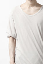 画像をギャラリービューアに読み込む, A.F ARTEFACT DOUBLELAYER  DRAPE T-SHIRT / SUPIMA C-JERSEY (L.GREY)