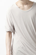 画像をギャラリービューアに読み込む, A.F ARTEFACT DOUBLELAYER  DRAPE T-SHIRT / SUPIMA C-JERSEY (L.GREY)
