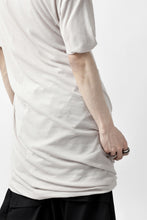 画像をギャラリービューアに読み込む, A.F ARTEFACT DOUBLELAYER  DRAPE T-SHIRT / SUPIMA C-JERSEY (L.GREY)