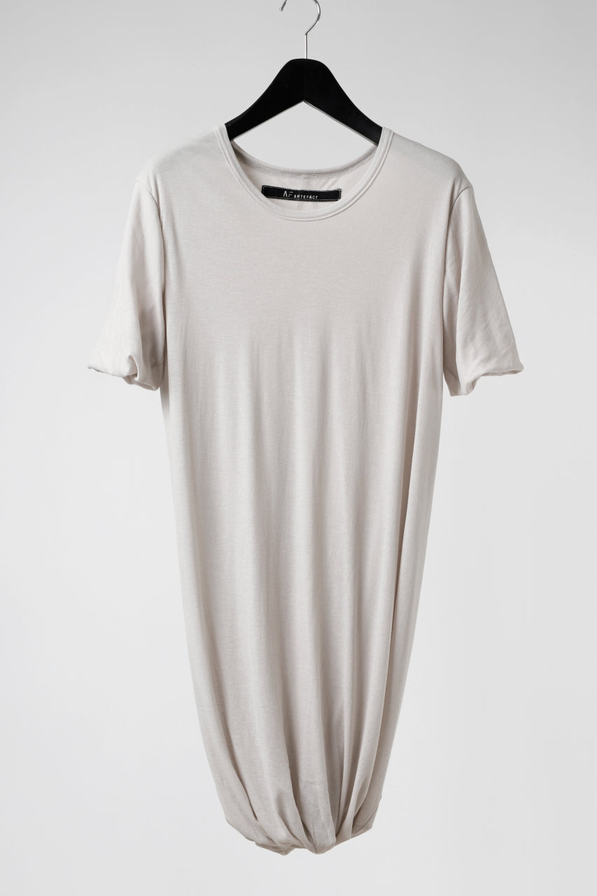 画像をギャラリービューアに読み込む, A.F ARTEFACT DOUBLELAYER  DRAPE T-SHIRT / SUPIMA C-JERSEY (L.GREY)