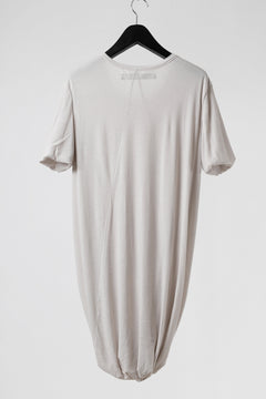 画像をギャラリービューアに読み込む, A.F ARTEFACT DOUBLELAYER  DRAPE T-SHIRT / SUPIMA C-JERSEY (L.GREY)