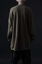 画像をギャラリービューアに読み込む, A.F ARTEFACT OVERSIZED KNIT PULLOVER TOP (KHAKI)