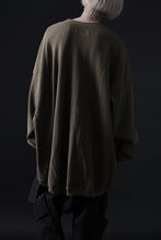 画像をギャラリービューアに読み込む, A.F ARTEFACT OVERSIZED KNIT PULLOVER TOP (KHAKI)