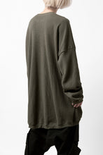 画像をギャラリービューアに読み込む, A.F ARTEFACT OVERSIZED KNIT PULLOVER TOP (KHAKI)