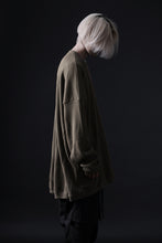 画像をギャラリービューアに読み込む, A.F ARTEFACT OVERSIZED KNIT PULLOVER TOP (KHAKI)
