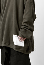 画像をギャラリービューアに読み込む, A.F ARTEFACT OVERSIZED KNIT PULLOVER TOP (KHAKI)